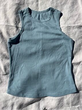 OGL racer back tank top, sky blue size